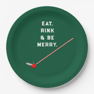 Hockey Weihnachtsfeier Pappteller