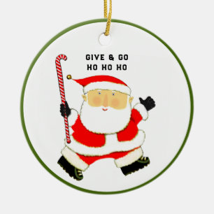 Hockey-Weihnachtskollektion Keramikornament