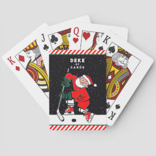 Hockey-Weihnachtsstrumpf-Füllungen Spielkarten