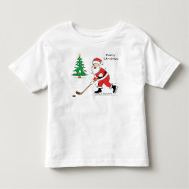 Hockey WeihnachtsWeihnachtsWeihnachtsfeier Kleinkind T-shirt