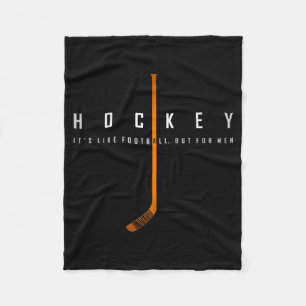 Hockey wie Fußball, aber für Männer, Sohn Lustiges Fleecedecke