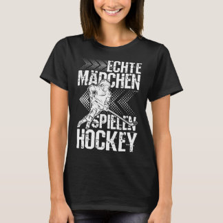 Hockey Women Ice Hockey Funny Geschenk Essential T T-Shirt