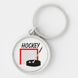 Hockey Zeit Schlüsselanhänger