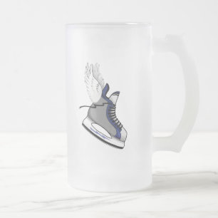 HOCKEY-ZUG-TASSE MATTGLAS BIERGLAS