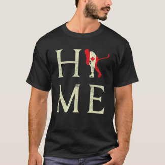 Hockey Zuhause Canada Day Maple Proud Kanadische F T-Shirt