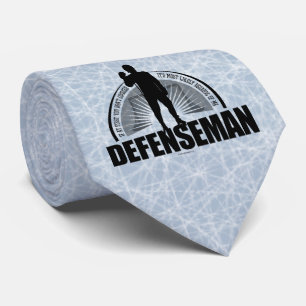 HockeyDefenseman (personalisiert) Krawatte