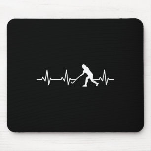 Hockeyfan Herzlinie Freizeitsport Mousepad