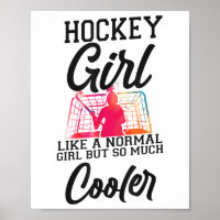 Hockeyfeld Hockey Mädchen Wie Ein Normales Mädchen
