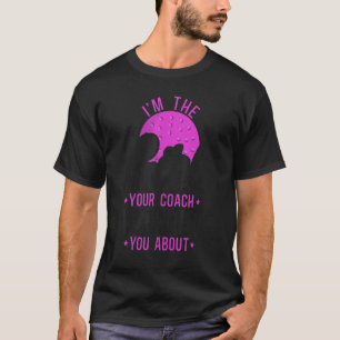 Hockeyfeld Ich bin das Mädchen, vor dem dein Train T-Shirt