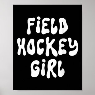 Hockeyfeld Mädchen _6 Poster