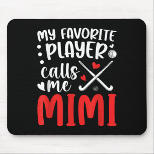 Hockeyfeld-Oma Mimi ist stolz auf Hockeyfeld-Spiel Mousepad