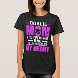 Hockeygoalie-Mama-bestes Mutter-Geschenk T-Shirt