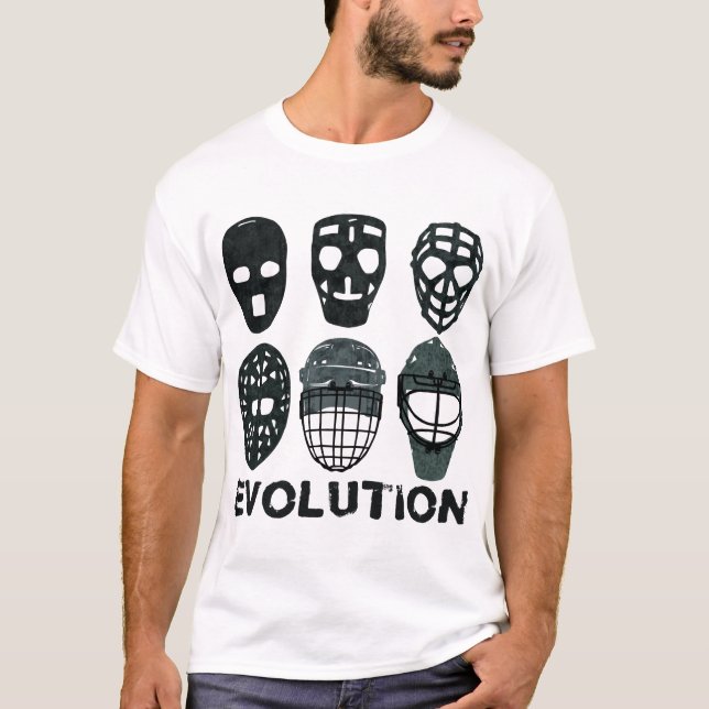 Hockeygoalie-Masken-Evolutions-T - Shirt (Vorderseite)