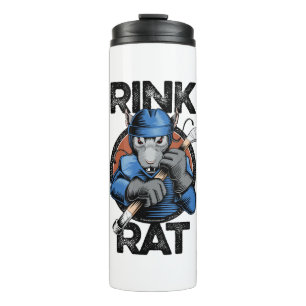 Hockeyhallenratte Thermosbecher