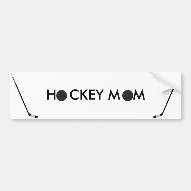 Hockeymamma-Autoaufkleber Autoaufkleber (Vorne)