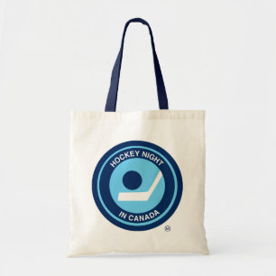Hockeynacht in Kanada Retro-Logo Tragetasche
