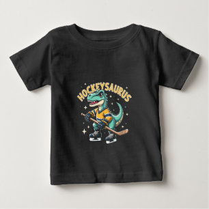 Hockeysaurus Eishockey Dinosaurier Liebhaber Baby T-shirt