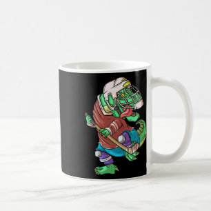 Hockeysaurus Kinder T-Rex Dinosaur mit Eishockeysc Kaffeetasse