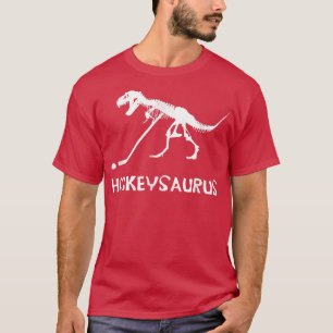 Hockeysaurus TRe Hockey Dinosaur Skelett T-Shirt