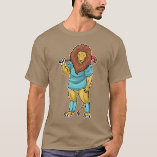 Hockeyschläger von Lion Field T-Shirt