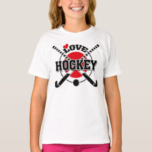 Hockeyspieler, Crossed Hockey Sticks T-Shirt