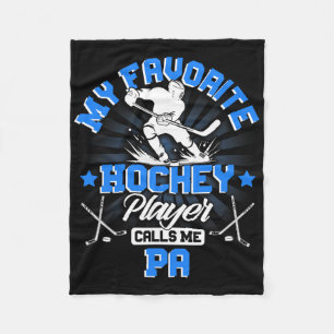 Hockeyspieler Eis Mein Lieblings-Hockeyspieler ruf Fleecedecke