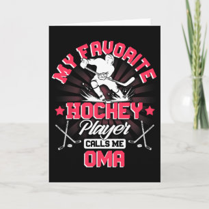 Hockeyspieler Eis Mein Lieblings-Hockeyspieler ruf Karte