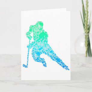 Hockeyspieler Eishockey Jugend Männer Kinder Junge Karte