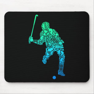 Hockeyspieler für Jungen und Kinder Mousepad