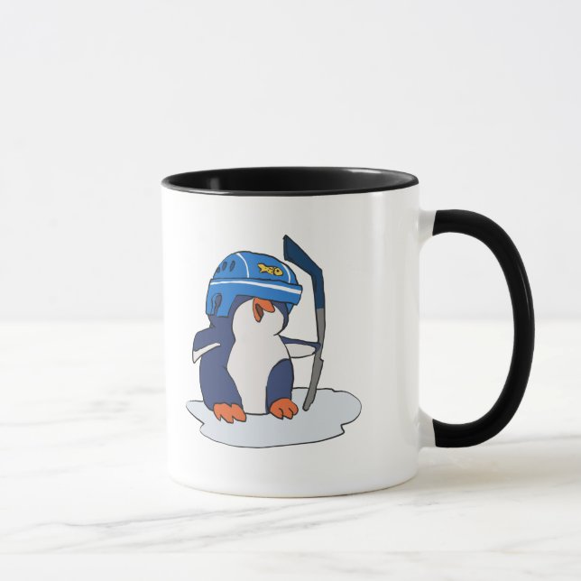 Hockeyspieler | Hintergrundfarbe auswählen Tasse (Rechts)