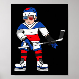 Hockeyspieler Hockey Fans  Poster