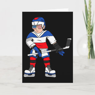 Hockeyspieler Hockey Liebhaber  Karte