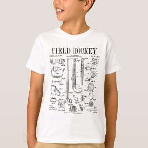 Hockeyspieler Mannschaftssport Lustig Vintage Pate T-Shirt
