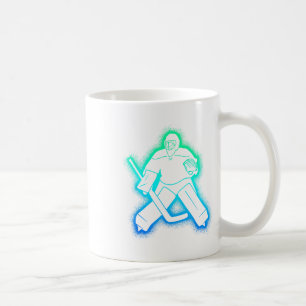 Hockeyspieler Torwart Männer Jungen Eishockey Torh Kaffeetasse