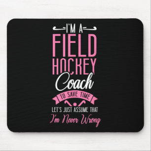 Hockeytrainer Ich bin ein Hockeytrainer, um zu spa Mousepad