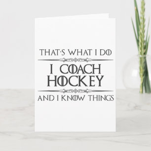 Hockeytrainer - Ich trainiere Hockey und ich kenne Karte