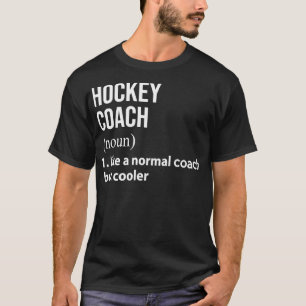 Hockeytrainer wie ein normaler Coach, aber cooler T-Shirt