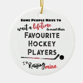 Hockeyverzierung von Sohn/Tochter Keramik Ornament