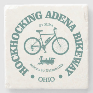Hockhocking Adena Bikeway (Radfahren) Steinuntersetzer