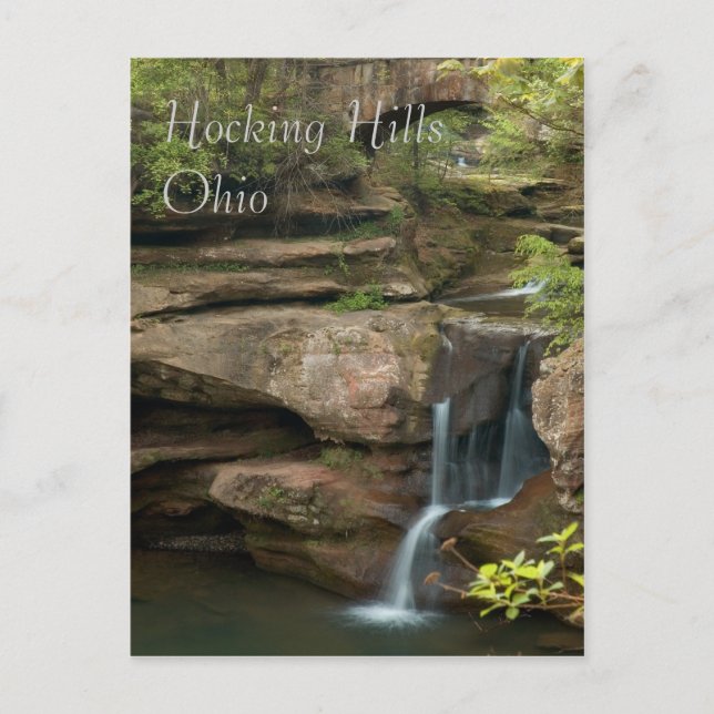 Hocking Hills Ohio Postkarte (Vorderseite)