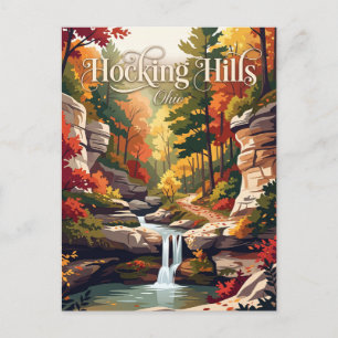 Hocking Hills, Ohio, USA Postkarte