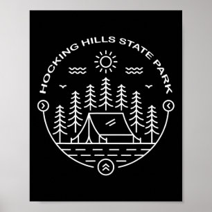 Hocking Hills State Park Logan Ohio Wandern Oh Poster
