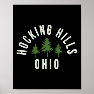 Hocking Hills State Park Ohio Souvenir Wandern  Poster