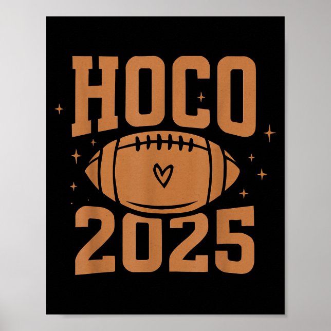 Hoco 2025 High School Homecoming  Poster (Vorne)