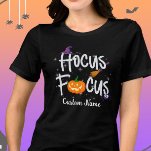 Hocus Focus Halloween Teacher Tshirt personnalisab