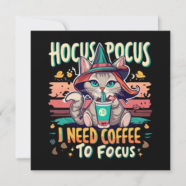 Hocus Focus - Ich brauche Kaffee, um mich zu konze (Vorderseite)