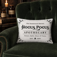 Hocus Pocus Apotheke Schwarz-Weiß Halloween