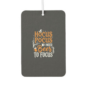 Hocus Pocus Bier Halloween Design_1 Autolufterfrischer