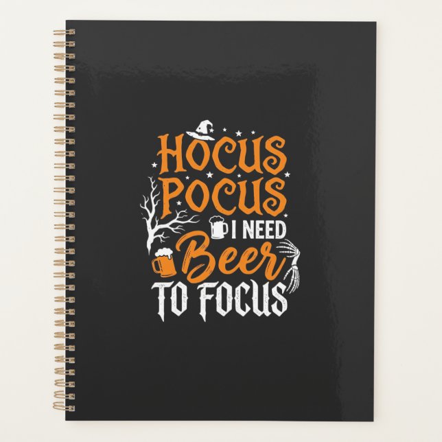 Hocus Pocus Bier Halloween Design_1 Planer (Vorderseite)