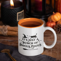 Hocus Pocus Black Halloween Zitat